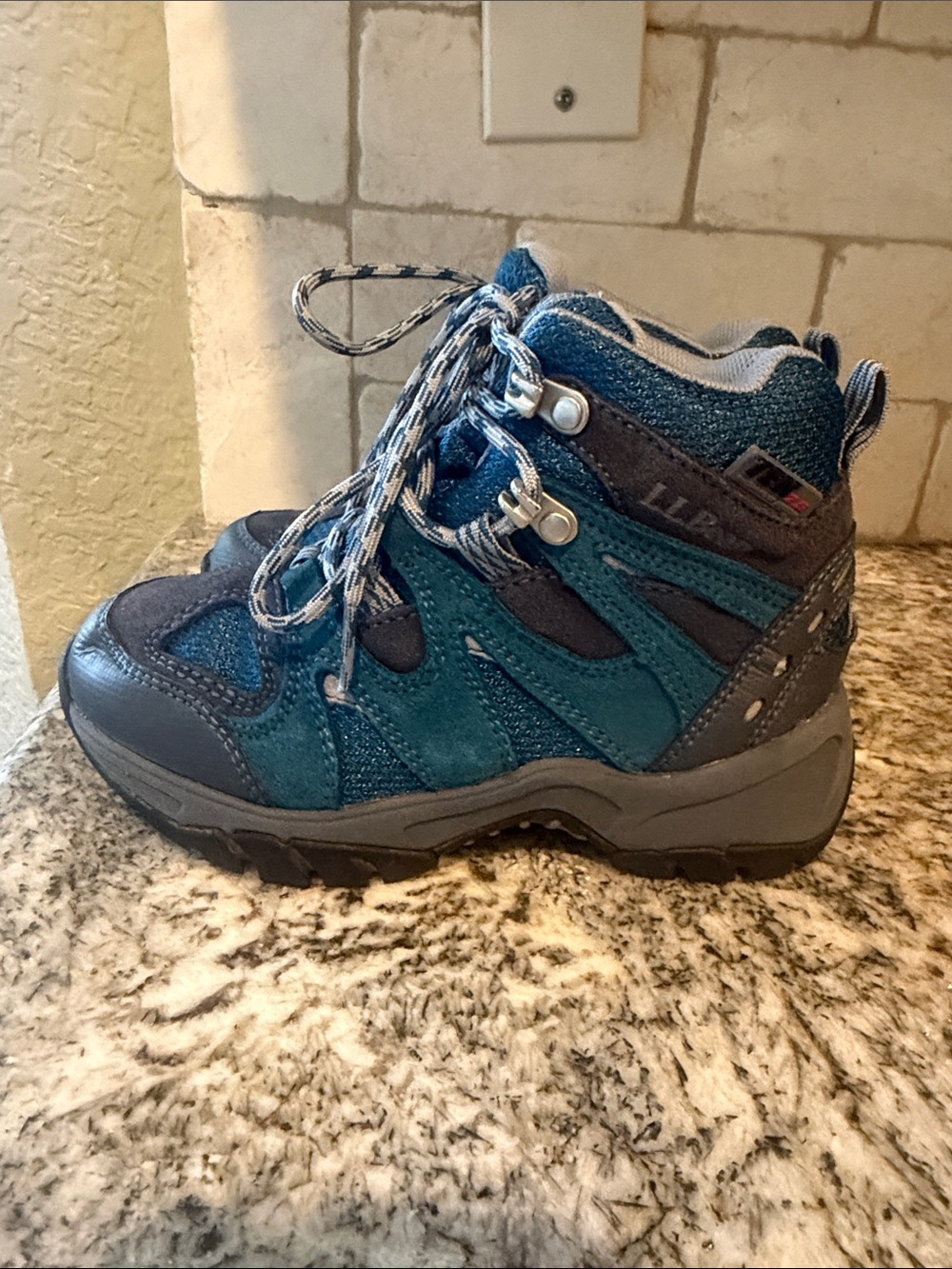 L.L. Bean Kids Trail Model Hiker waterproof boots